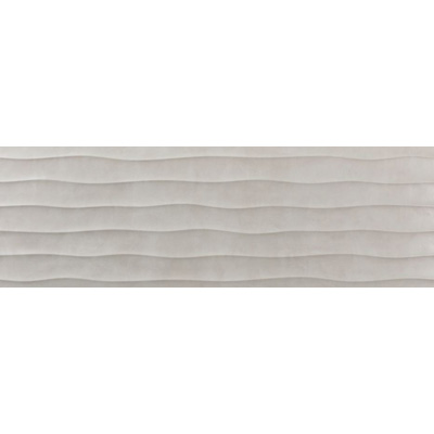 Faïence AQUARELLA relief 30 x 90 cm - grey - boîte de 1 .35m²