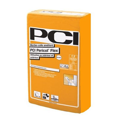 PCI - Mortier-colle amélioré Pericol® Flex - blanc - sac de 25kg