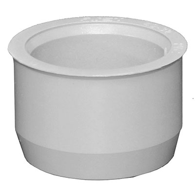 FIRST - Réduction incorporée PVC NF-Me - gris - mâle/femelle ø50-32mm