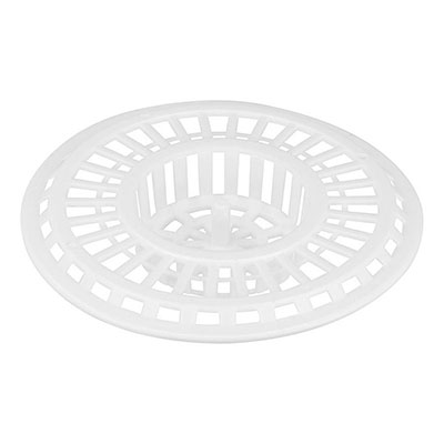 WIRQUIN - Grille anti-déchets pour évier plastique - blanc - ø70mm