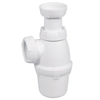 WIRQUIN - Siphon réglable pour lavabo ø32 x H. 135-180mm NF