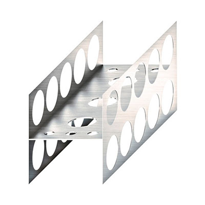 JACKON - Profilé en H galva JACKOBOARD® 50mm - Vendu par 2