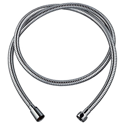 WIRQUIN - Flexible METAL POWER inox - chromé - Long. 1.50m - vendu en coque