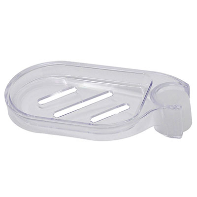 WIRQUIN - Porte-savon pour barre de douche - cristal - ø18mm