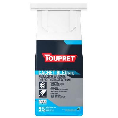 TOUPRET® - Enduit de finition CACHET BLEU NF - blanc - sac de 5kg
