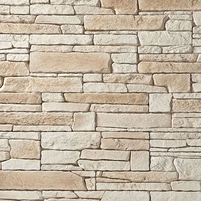 Parement ROCKY MOUNTAIN - ton naturel - Ep. ±3 x 42/21 x 15/7.5cm - boîte de 0.25m²