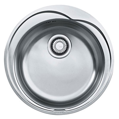 FRANKE - Evier 1 cuve Ronda ROX rond - inox - ø51cm