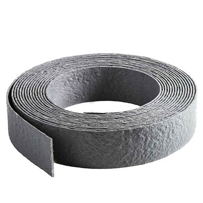 Bordure de jardin ECOLAT plastique - gris ardoise - Ep. 0.7 x l. 14cm x L. 25m