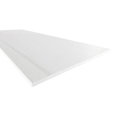 SINIAT - Plaque de plâtre hydrofugé PREGYDRO DECO BA13 - blanc - Ep. 12.5mm x l. 120 x L. 250cm