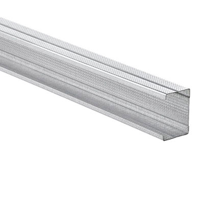 Montant PREGYMETAL 48-35/6 galva NF - aile 34-36mm - l. 46mm x L. 2.60m