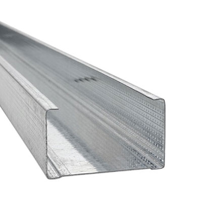 Montant M62 galva NF - aile 34-36mm - l. 60.5mm x L.4.00m
