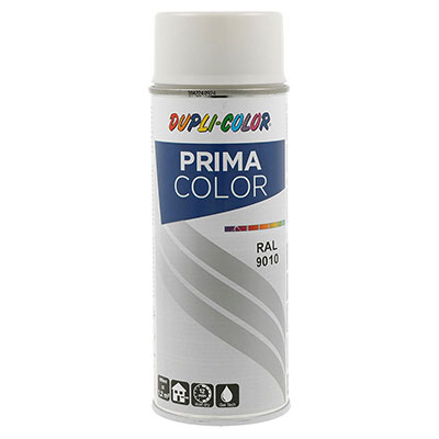 DUPLI-COLOR - Blanc pur brillant Prima Color - spray 400ml