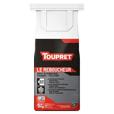 TOUPRET - Enduit de bouchage LE REBOUCHEUR - sac de 5 kg