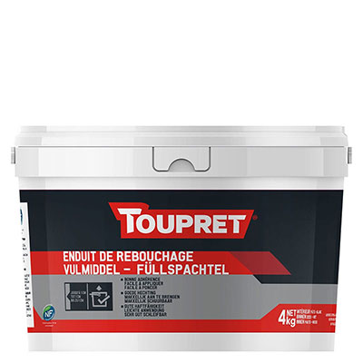 TOUPRET - Enduit de rebouchage - 4 kg