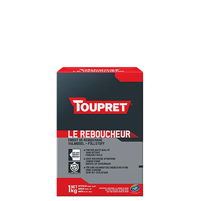 TOUPRET - Enduit de rebouchage - 1 kg