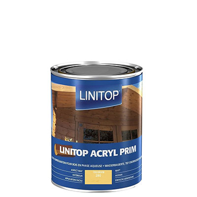 LINITOP® - Lasure Acryl Prim pour bois - incolore - 1L