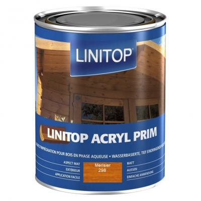 LINITOP® - Lasure Acryl Prim pour bois - merisier - 5L