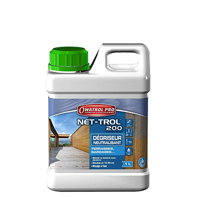 OWATROL® - Dégriseur détachant NET-TROL® 200 tous bois - 1L