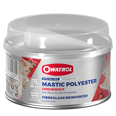 OWATROL® - Mastic polyester CHOUKROUT avec fibres de verre - 300g