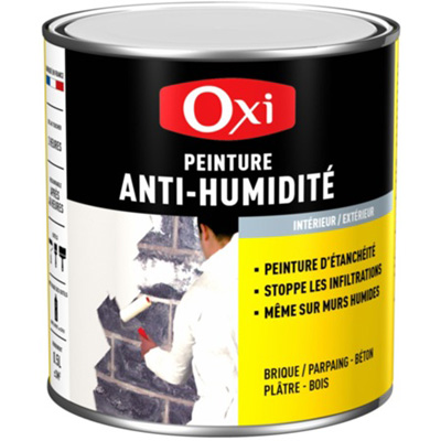OXI - Peinture anti-humidité matte - blanc - 2.5L
