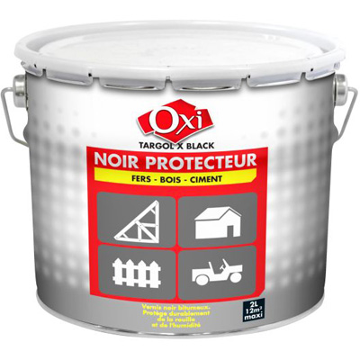 OXI - Vernis bitumeux Targol X Black noir protecteur - 2L