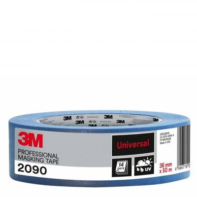3M - Adhésif de masquage 2090 Universal - bleu - l. 36mm x 50m