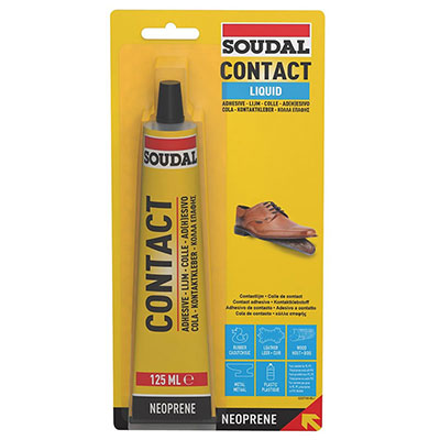 SOUDAL - Colle de contact néoprène 44A - jaune - 125ml