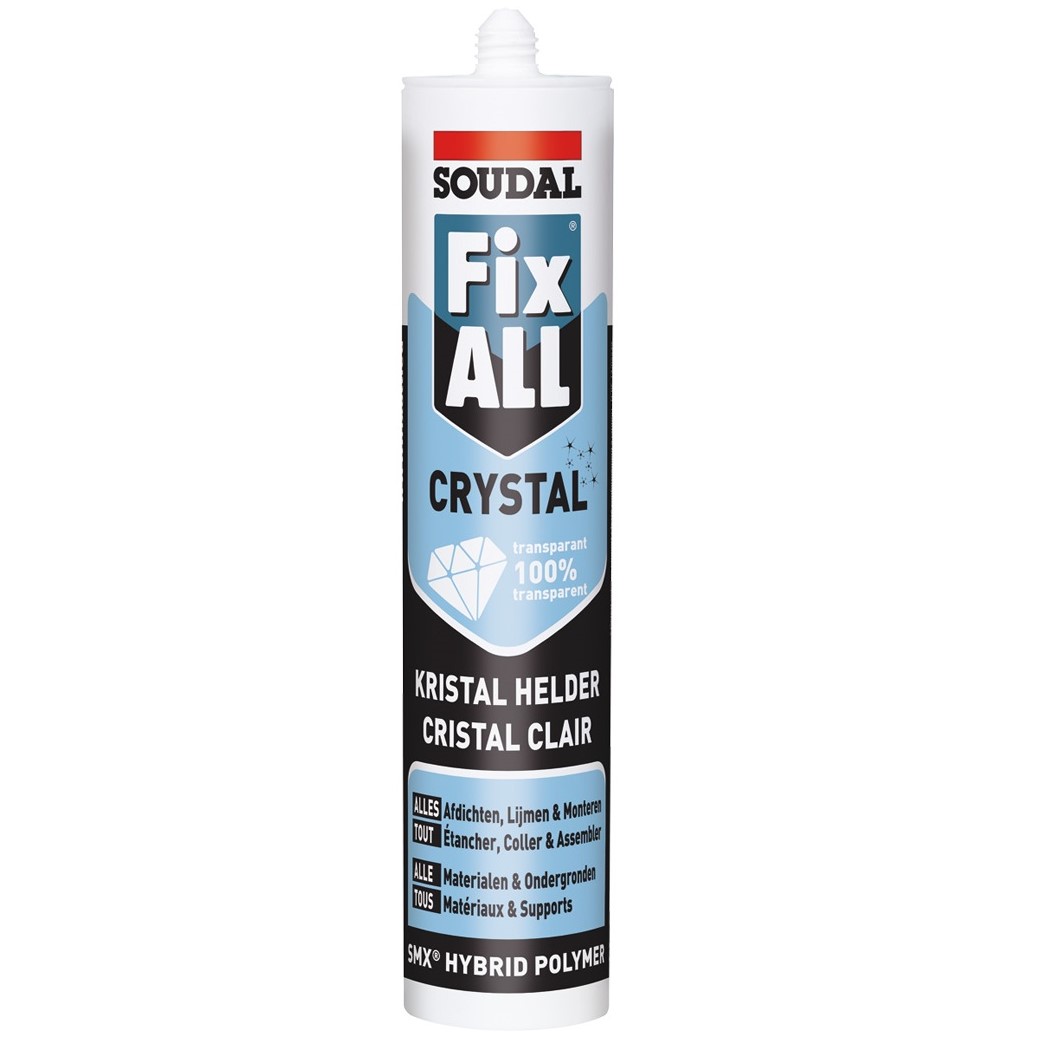 SOUDAL - Mastic-colle Fix All - crystal - 290ml