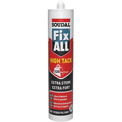 SOUDAL - Mastic-colle Fix All High Tack - blanc - 290ml