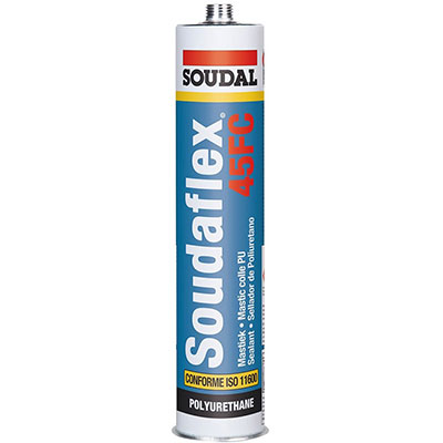 SOUDAL - Mastic-colle Soudaflex 45FC - blanc - 300ml