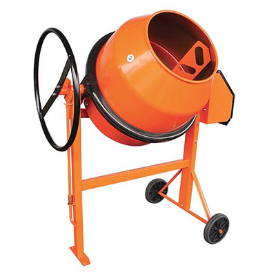 ALTRAD - Bétonnière B165 électrique 230V - orange - 160L