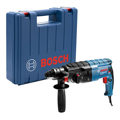 BOSCH  Perforateur SDS-Plus GBH 240 - 790 W + 3 forets SDS Plus 5X ø6,8,10 mm - en coffret