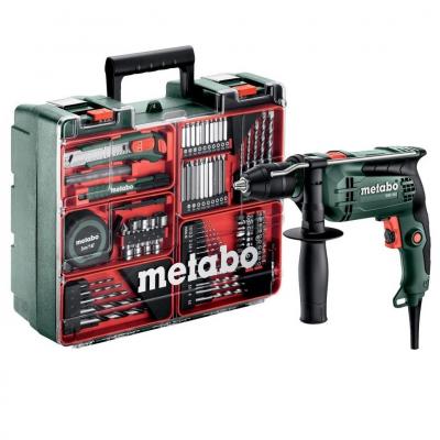 METABO - Perceuse à percussion sans fil SBE 650 SET + accessoires - en coffret