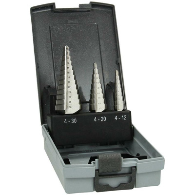 HIKOKI - Coffret de 3 forets étagés HSS spirale droite