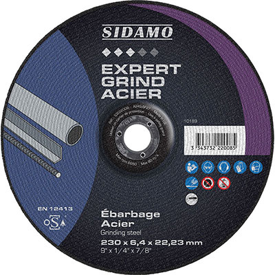 SIDAMO - Disque Expert Grind Acier meule d'ébarbage ø230mm