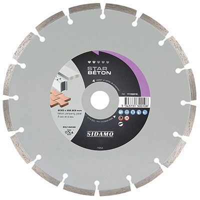 SIDAMO - Disque diamant Star Béton ø230mm