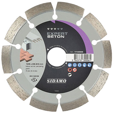 SIDAMO - Disque diamant Expert Béton ø125mm