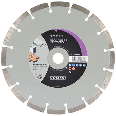 SIDAMO - Disque diamant Expert Béton ø230mm