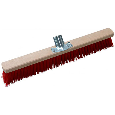 TALIAPLAST - Balai piste fibres crynovil rouge monture bois Long. 60cm