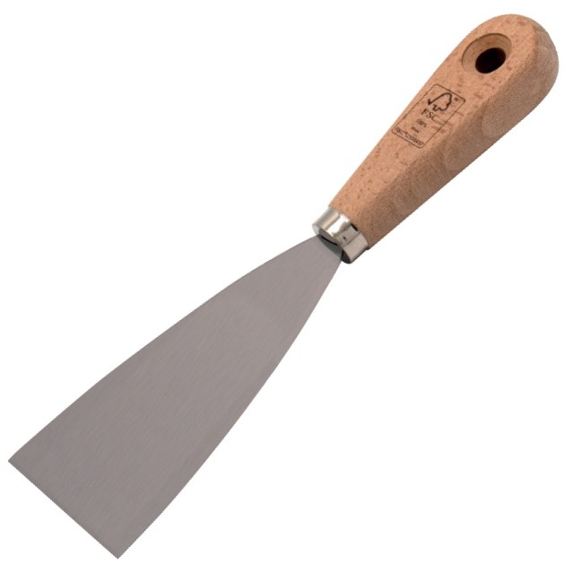 NESPOLI - Couteau de peintre acier manche bois Long. 6cm
