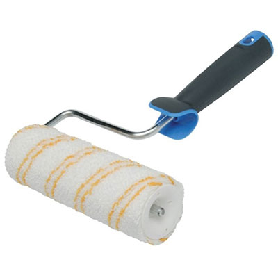 NESPOLI - Rouleau  spécial monocouche  fibres polyamide ø4.8 x L. 18cm + manche bi-matière