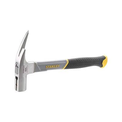 STANLEY - Marteau de charpentier + manche bi-matière Long. 32.5cm - 800g