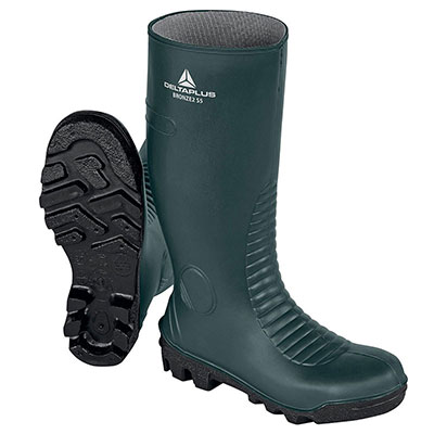 DELTA PLUS - Bottes de sécurité BRONZE2 S5 SRA PVC - vert et noir - taille 41