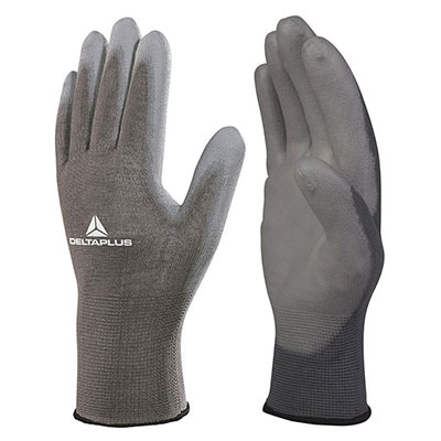 DELTA PLUS - Gants tricot - gris - taille 10