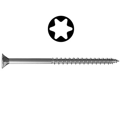 HSI - Vis agglo inox A4 - Torx® - tête fraisée FP - ø3 x L. 16mm - Vendu par 20