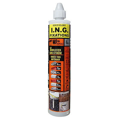 ING - Résine MP+ tropicale - gris - 300ml