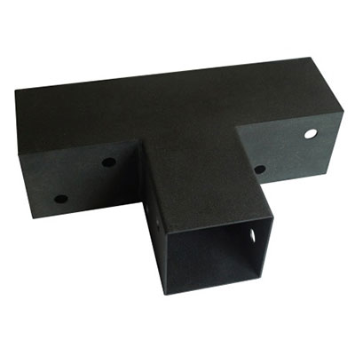 ING - Connecteur express en T galva Ep. 1.5 x l. 266 x L. 326 x H. 122mm - vendu par 4