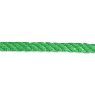 Corde polypropylène ø10mm - vert - bobine de 7.50m