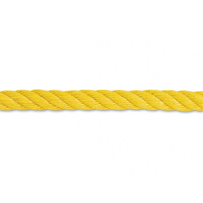 Corde polypropylène ø8mm - jaune - bobine de 15m