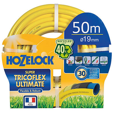 HOZELOCK  - Tuyau d'arrosage SUPER TRICOFLEX Ultimate ø 19mm x L. 50m